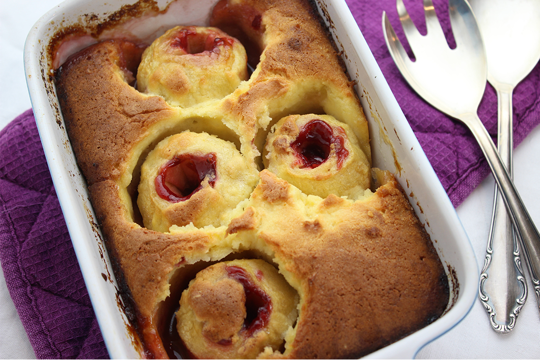 Apfeldessert "Apfel im Nest"