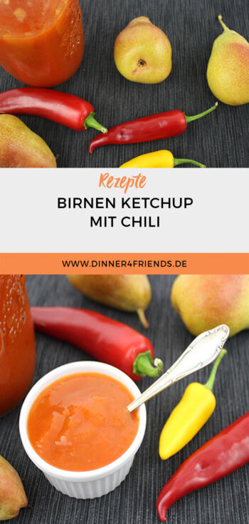Birnen Ketchup mit Chili