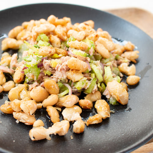 Bohnensalat mit Thunfisch