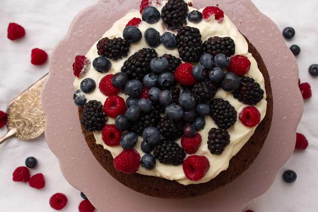 Der Browniekuchen: perfekt auch als Geburtstagskuchen