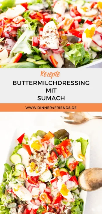 Salat mit Buttermilchdressing