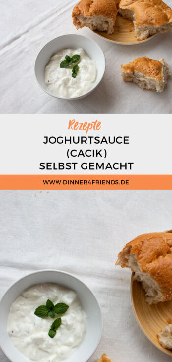 Joghurtsauce (Cacik) selber machen