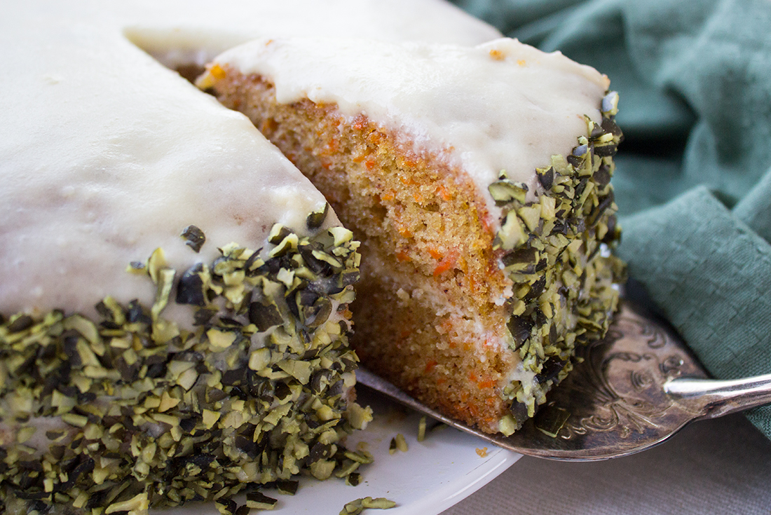 Carrot Cake mit Frischkäse Frosting