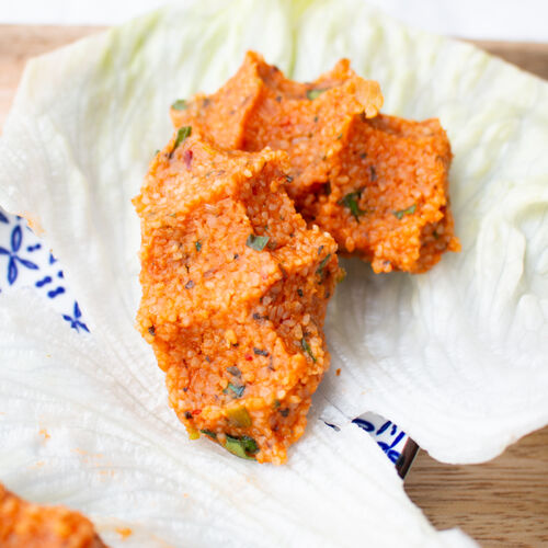 Cigköfte: scharf und vegan