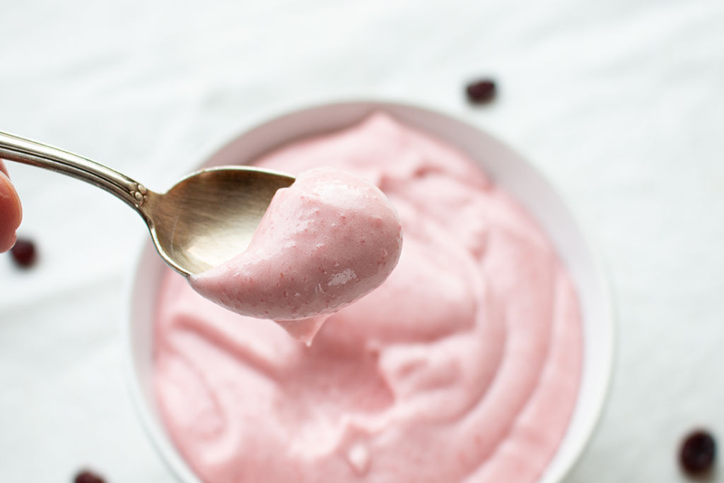 Cranberry-Mousse mit nur drei Zutaten