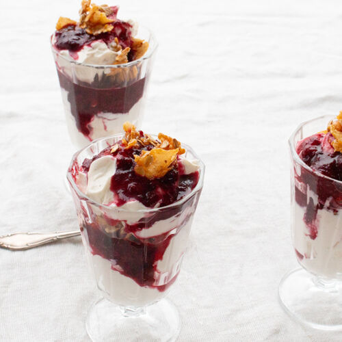 Crispy Cherry Fool: perfekt zum Vorbereiten