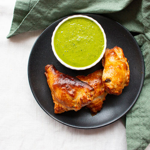 Empanadas mit Chimichurro-Sauce