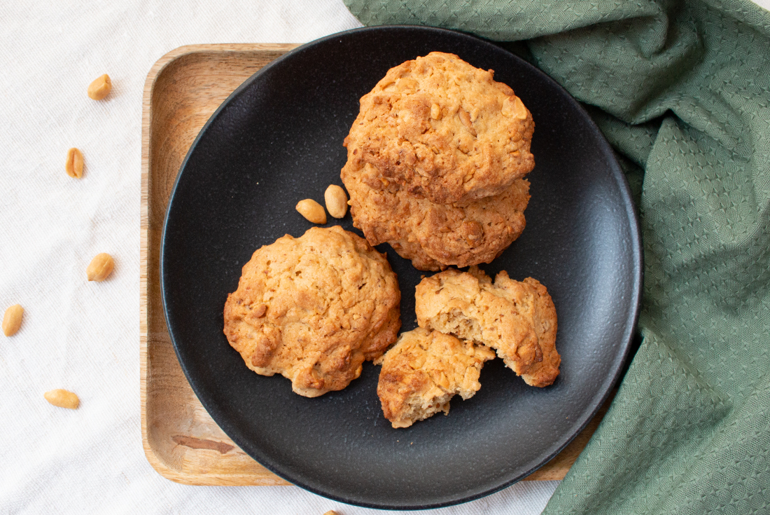 Erdnuss Cookies backen