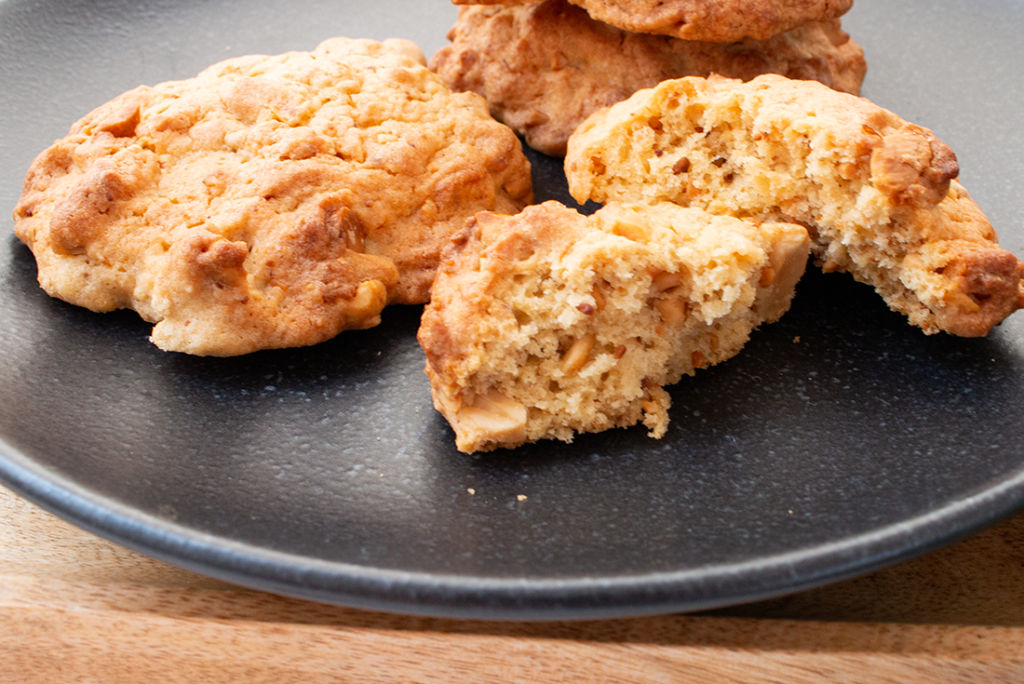 Erdnuss Cookies backen