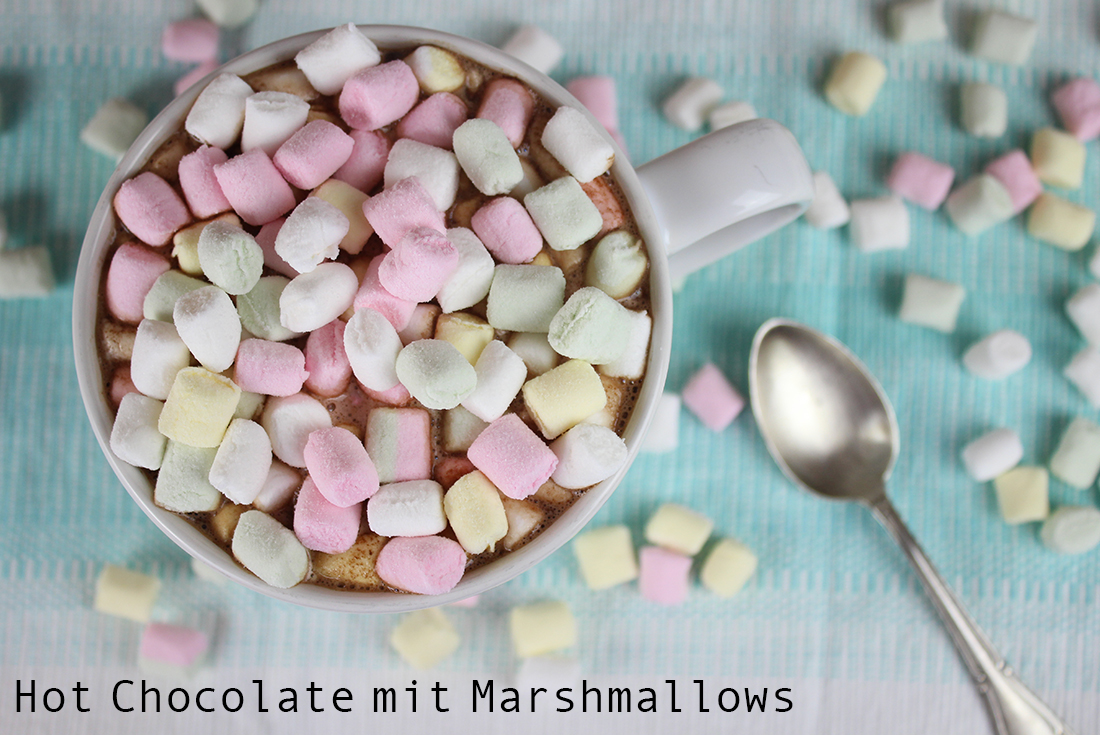 Heiße Schokolade mit Marshmallows