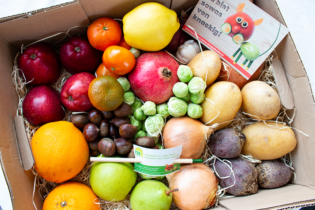 Mein Liebling im Januar 2021: Obst und Gemüse satt von Fruvi!