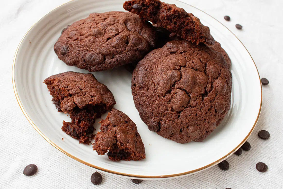 Triple Chocolate Cookies