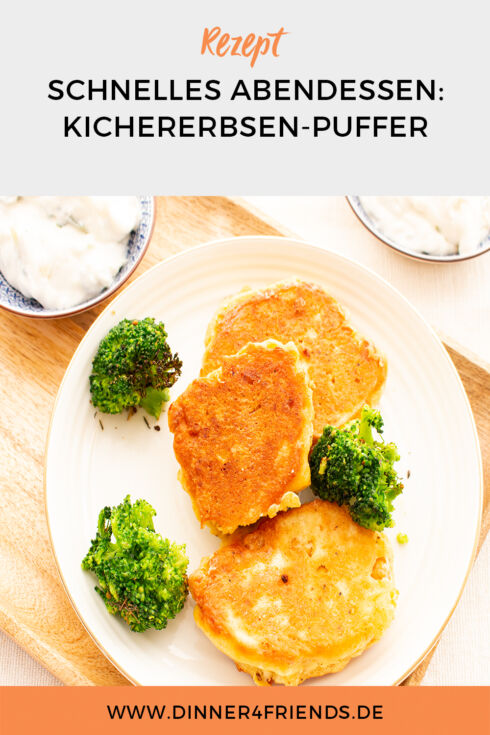 Schnelle Feierabendküche: Kichererbsenpuffer