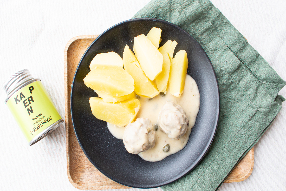 Königsberger Klopse mit Kartoffeln