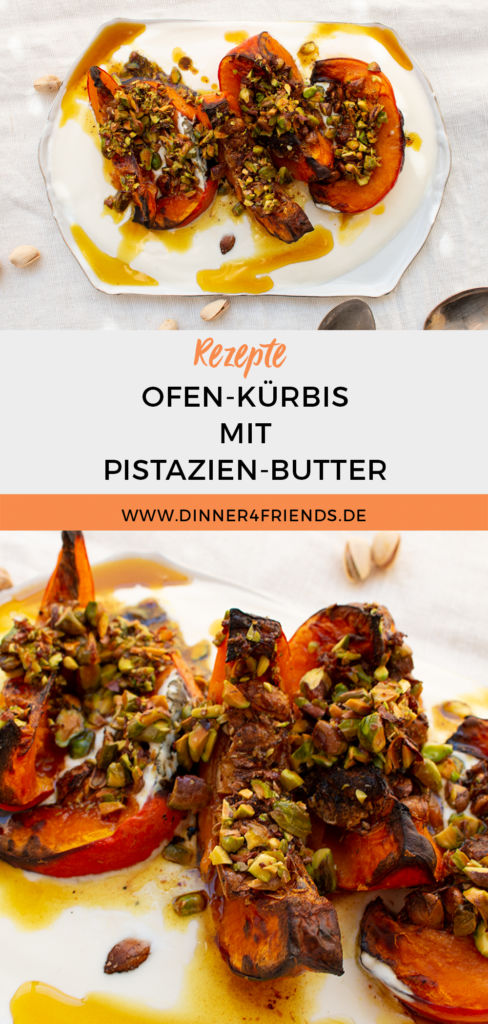 Kürbis mit würziger Pistazienbutter