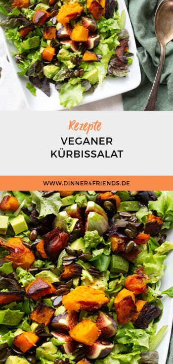 Veganer Kürbissalat