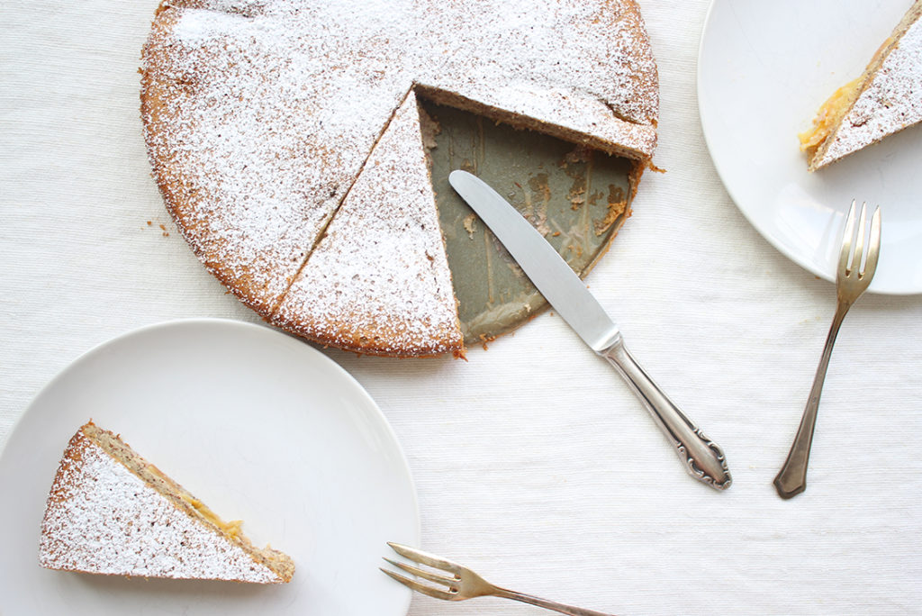 Mandel-Nektarinen-Kuchen