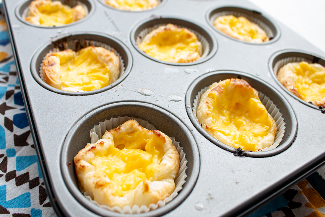 Pasteis de nata: einfaches Blätterteig-Gebäck