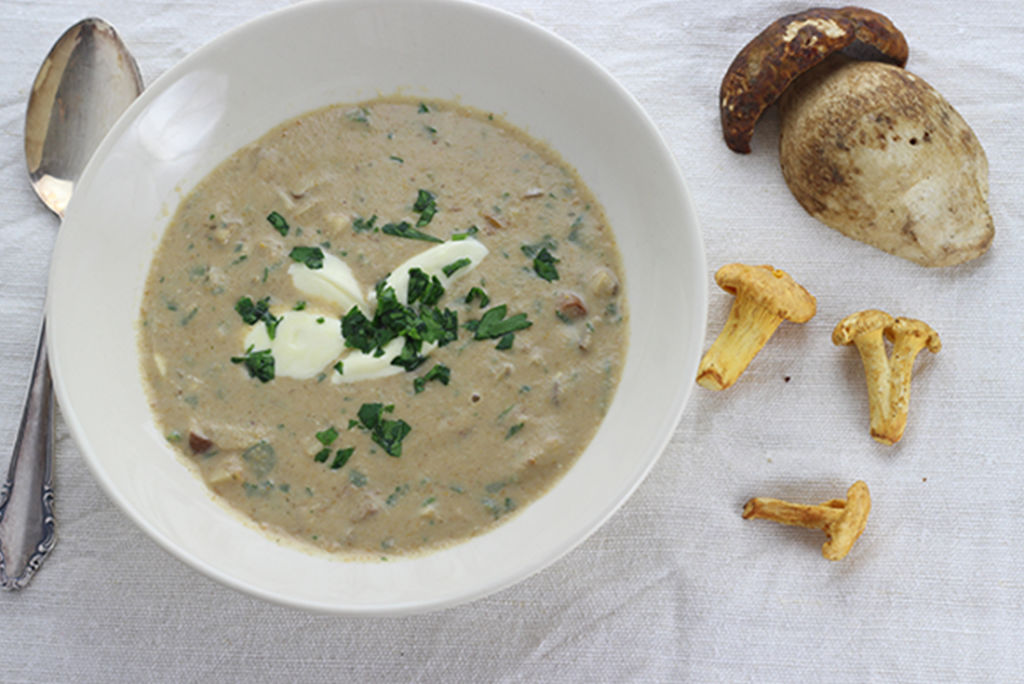 Pilzsuppe nach Jamie Oliver – Dinner4Friends