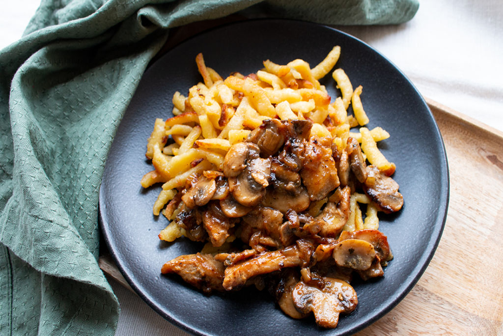 Putengeschnetzeltes nach Johann Lafer – Dinner4Friends