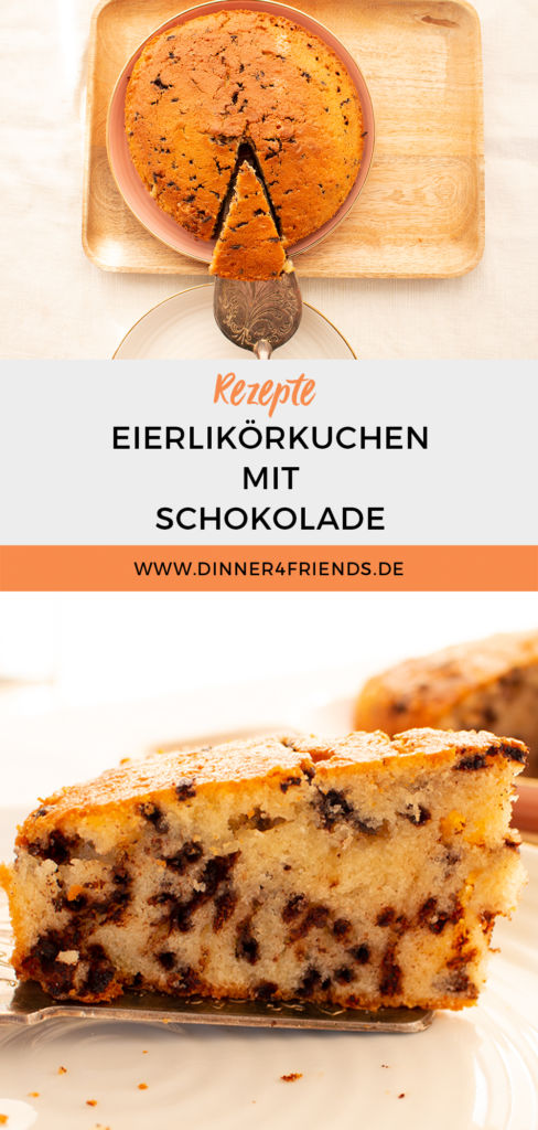 Eierlikörkuchen mit Schokolade