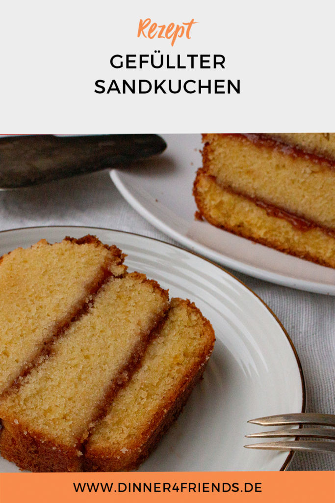 Gefüllter Sandkuchen