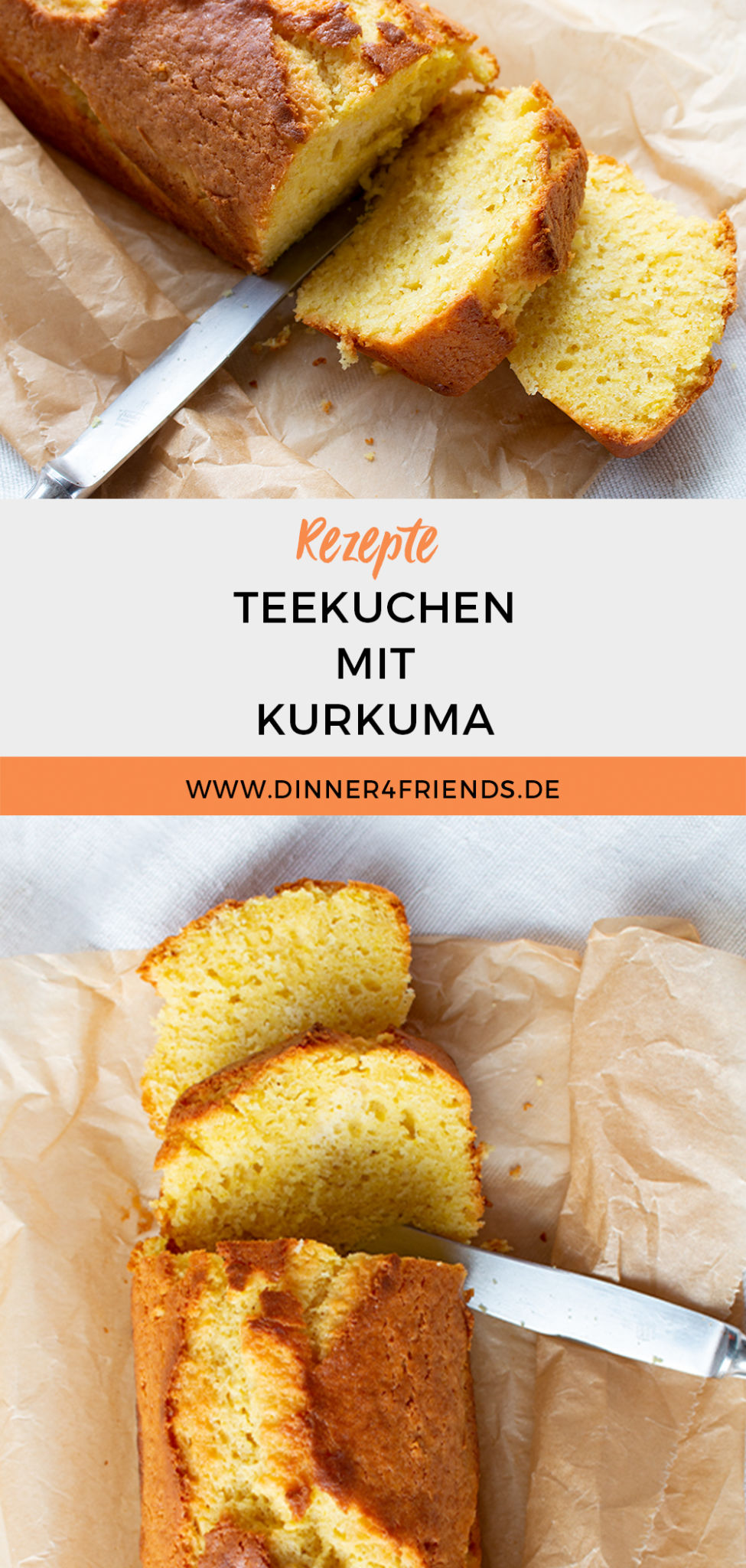 Teekuchen mit Kurkuma – Dinner4Friends