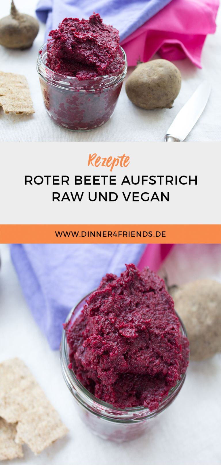 Rote Beete Aufstrich – Dinner4Friends Rote Beete Aufstrich – Dinner4Friends