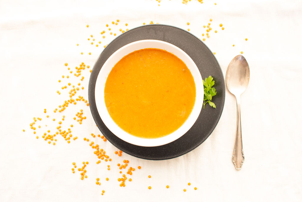 Schnelle rote Linsensuppe Dinner4Friends