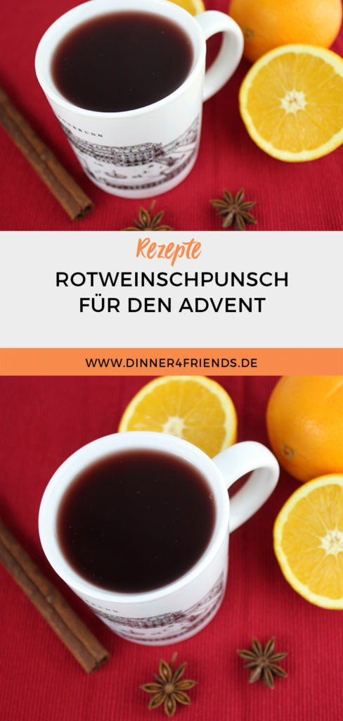 Rotweinpunsch für den Advent