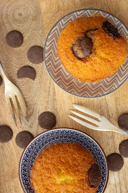Saftige Muffins mit Schokolade - Dinner4Friends