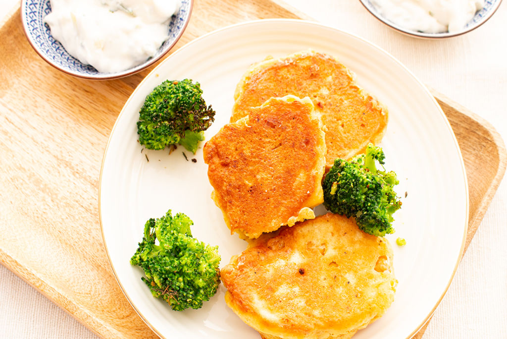 Schnelles Abendessen am Feierabend: Kichererbsen-Puffer – Dinner4Friends