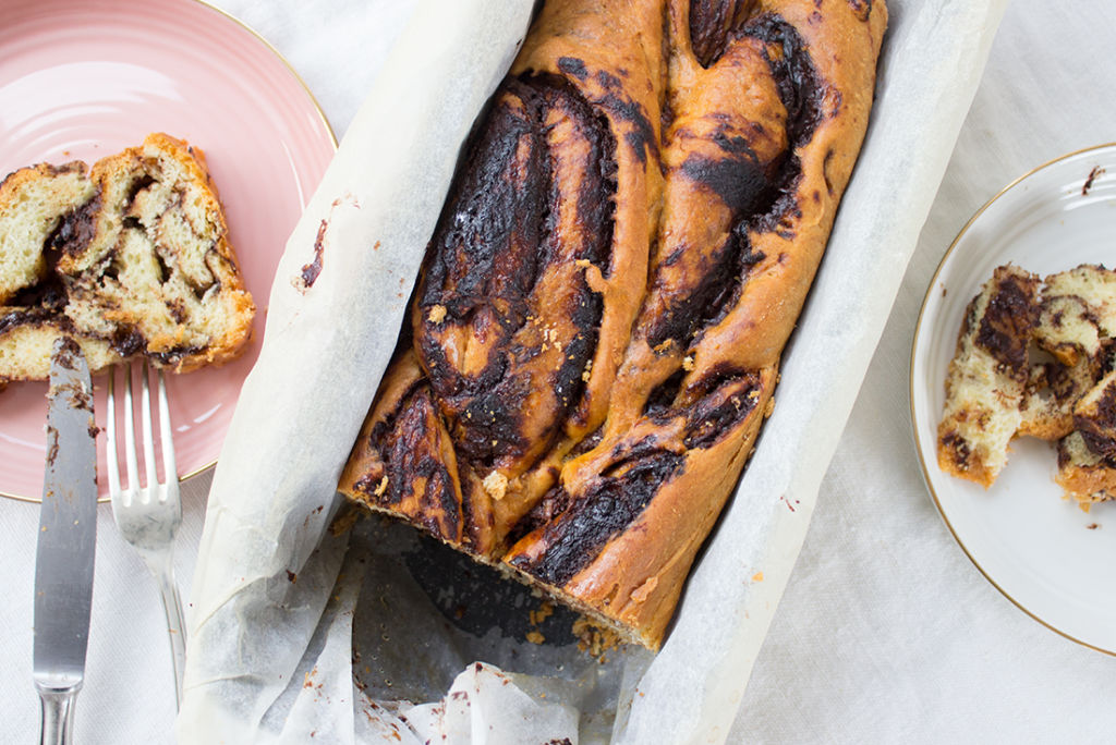 Herrlich saftig-schokoladig und fluffig: Schoko Twist Brot nach Julie Jones