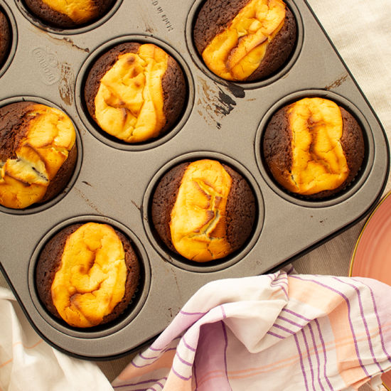 Schoko Käsekuchen Muffins nach Dr. Oetker