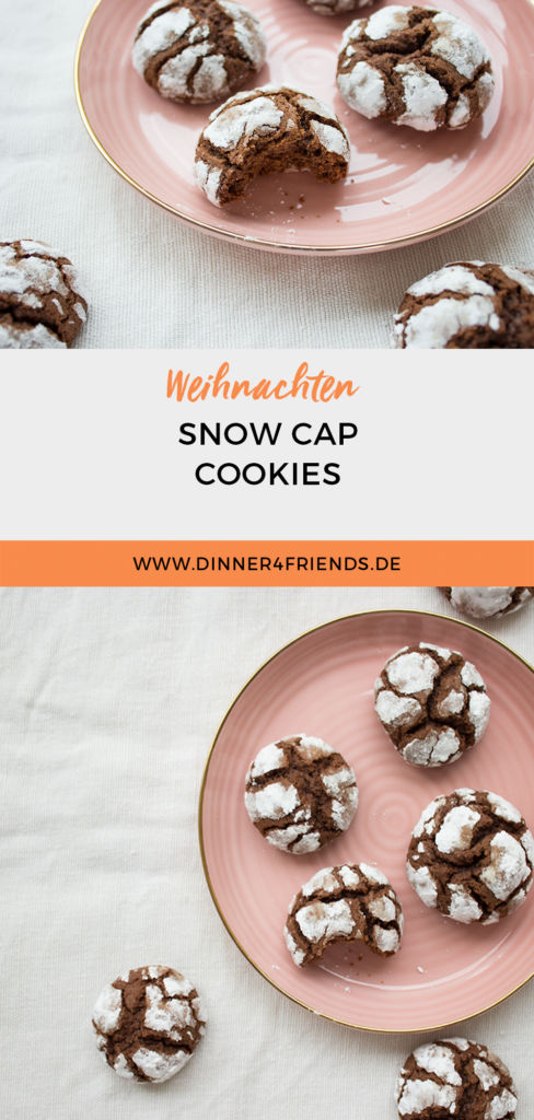 Weihnachtsplätzchen: Snowcap Cookies