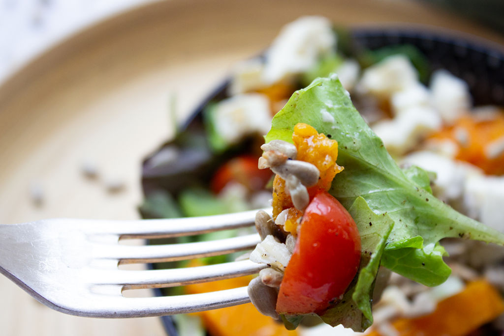 Süßkartoffelsalat: perfekt für den Feierabend