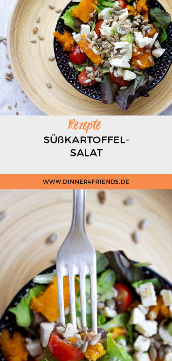 Süßkartoffelsalat aus dem Airfryer