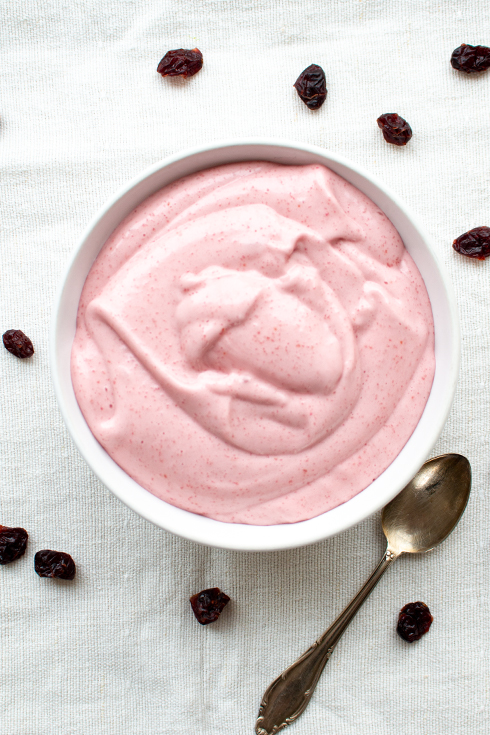 Vegane Cranberry Mousse