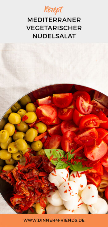 Vegetarischer Nudelsalat