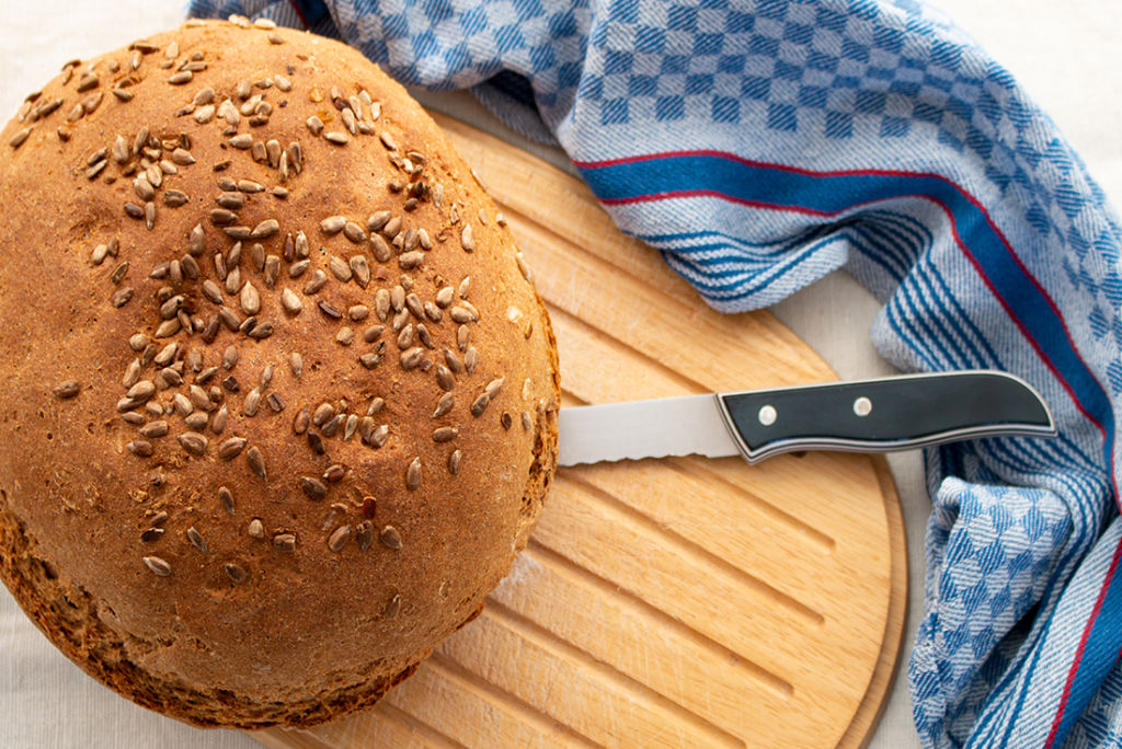 Vollkornbrot ohne Sauerteig