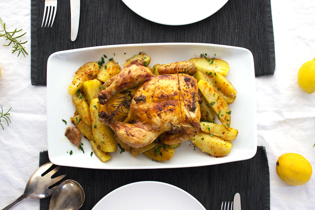 Zitronenhähnchen nach Jamie Oliver – Dinner4Friends