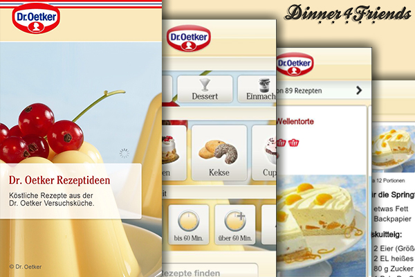 Die App von Dr. Oetker ist hat noch viel Potenzial für Verbesserungen.