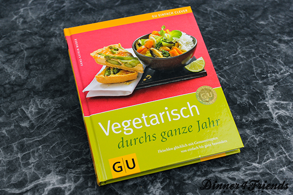Das Kochbuch "Vegetarisch durchs ganze Jahr" von GU ist eine gute Einstiegshilfe in die vegetarische Küche.