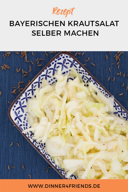 Bayrischer Krautsalat ohne Speck selbermachen