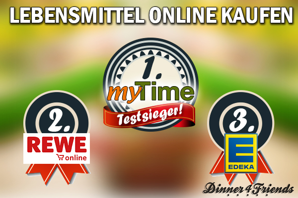 Wer Lebensmittel online kaufen möchte, der ist bei unserem Testsieger www.mytime.de auf der sicheren Seite.