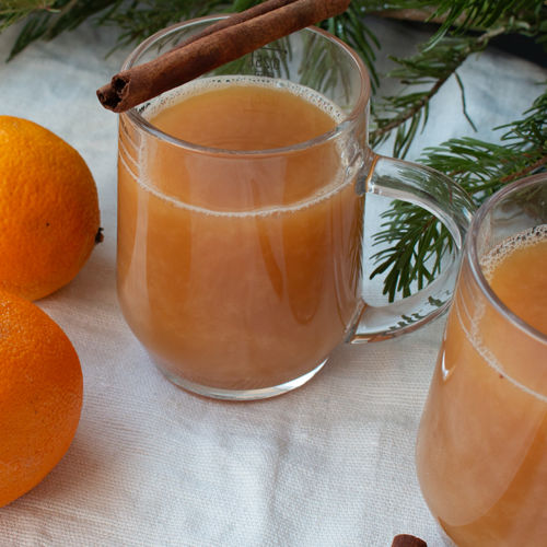 Alkoholfreier Orangenpunsch