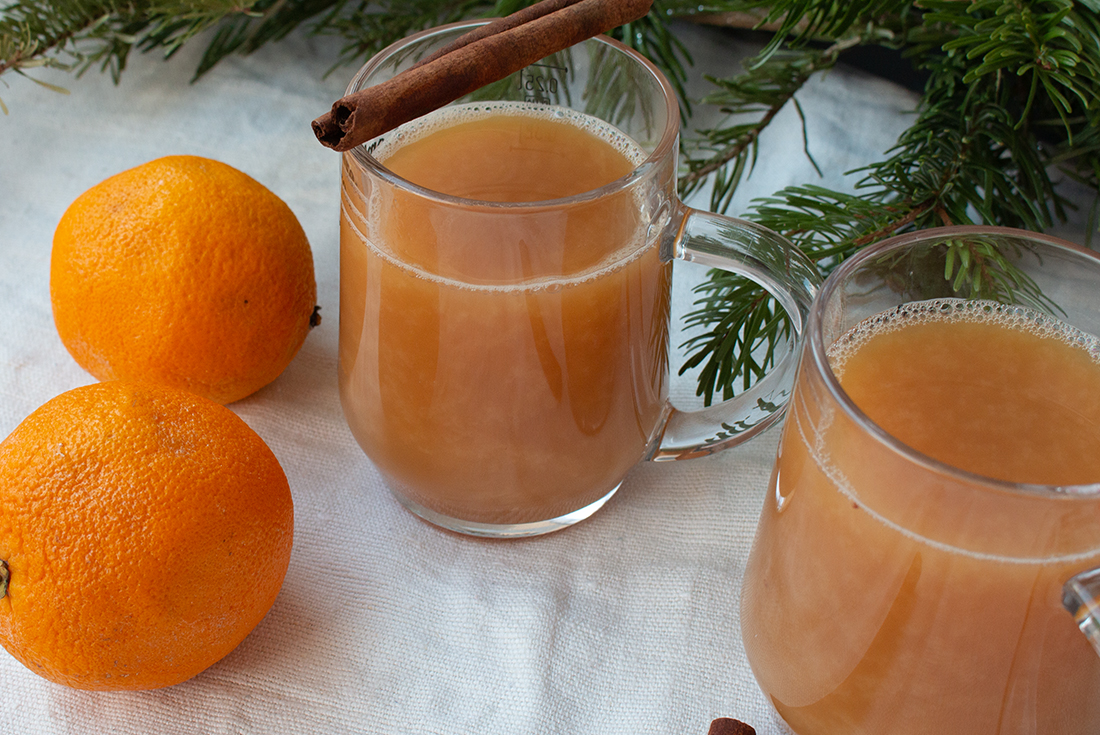 Alkoholfreier Orangenpunsch